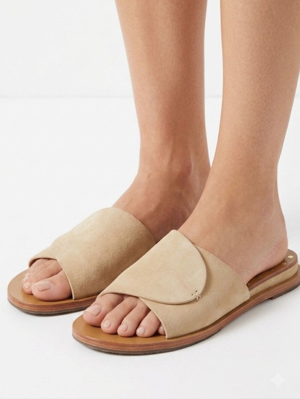 Rag & Bone Beau Leather Slide Sandals Size 39